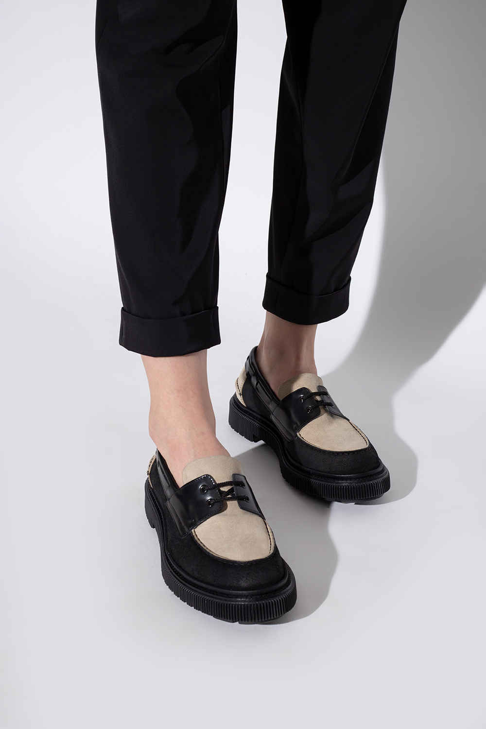 ライトニングボルト Adieu paris Type 147 Leather Loafers | irai.co.id